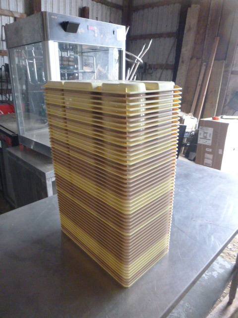 lot 62 image: 50 Plastic Serving Trays