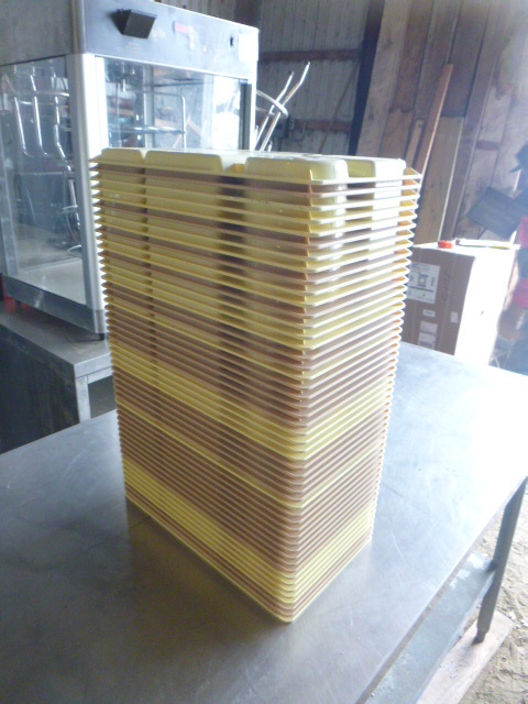lot 63 image: 50 Plastic Serving Trays