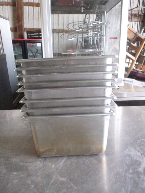 lot 94 image: 8 - 13 Size Steam Pans