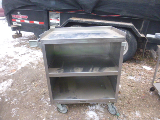 lot 126 image: Stainless Steel Cart