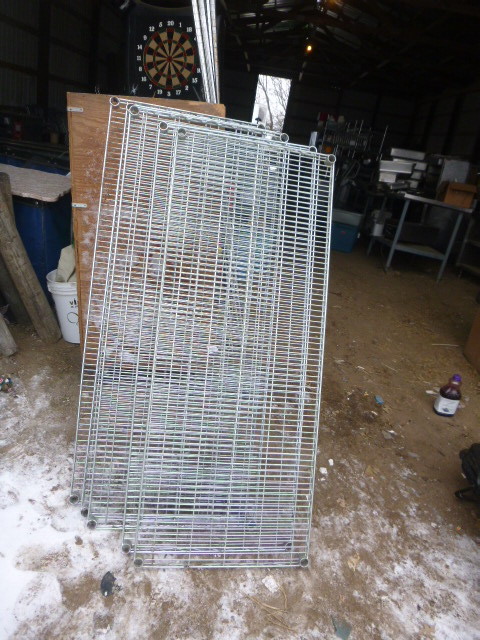 lot 193 image: 5 Tier Stainless Steel Shelving