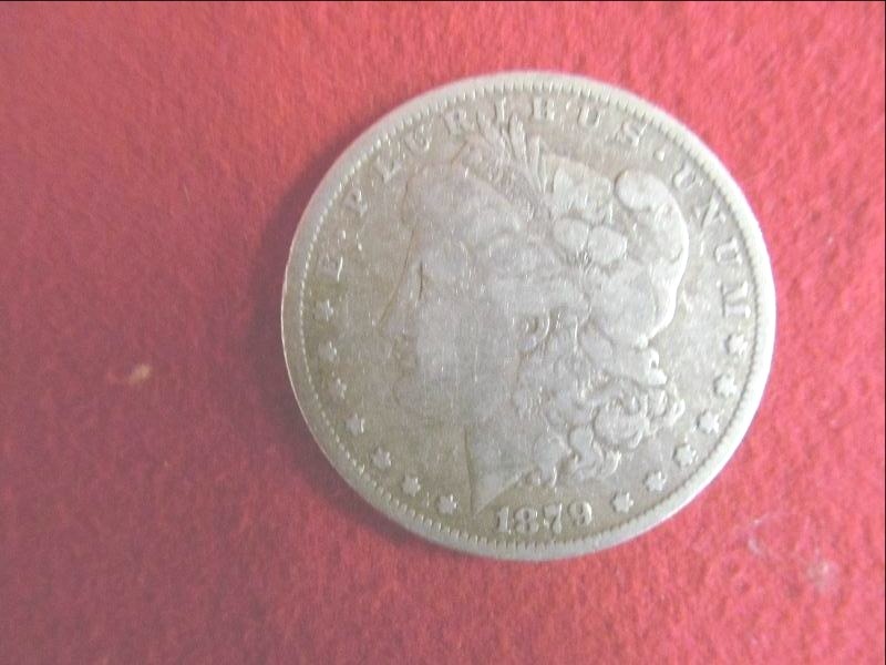 lot 4 image: Morgan silver  dollar