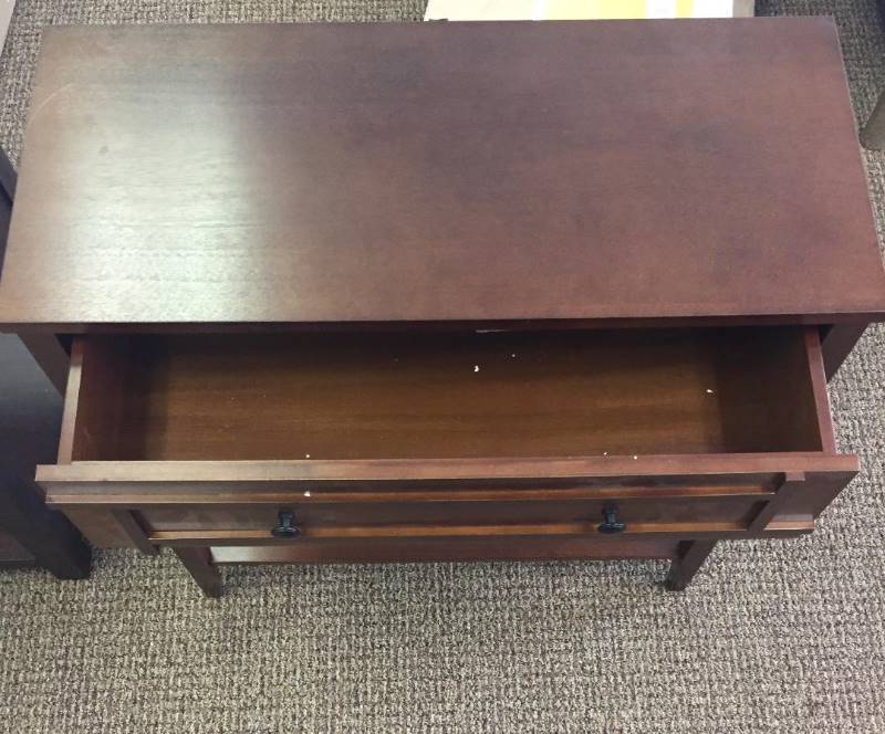 Luther Console Table Brown - Threshold