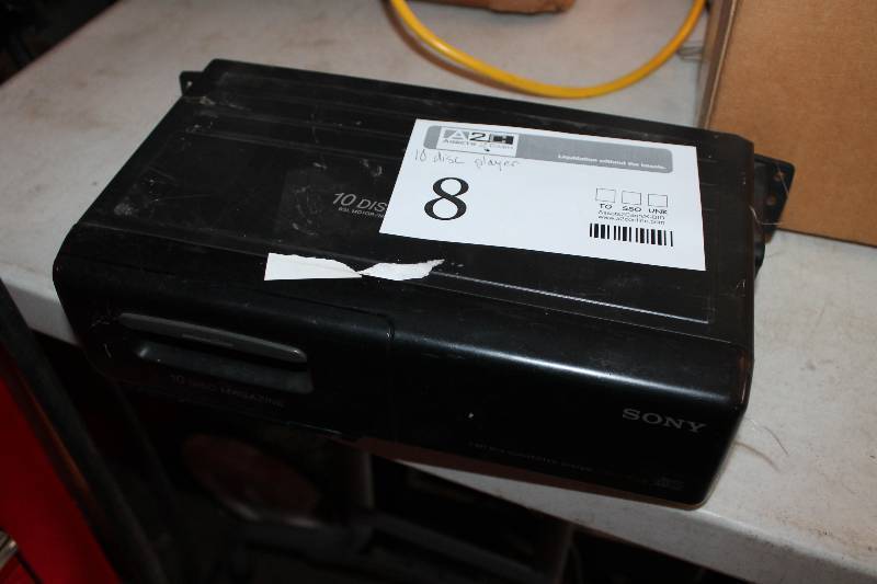 lot 8 image: Sony 10 Disc Player