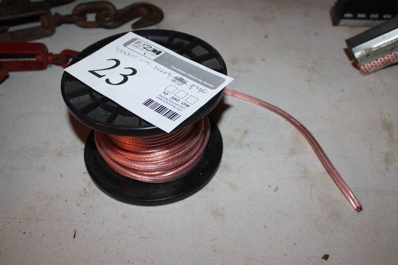 lot 23 image: Thick Gauge Speaker Wire