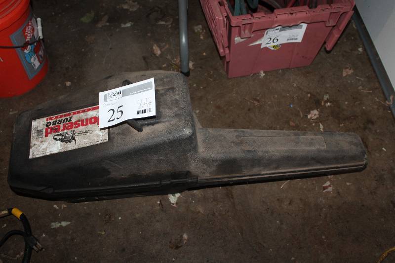 lot 25 image: Jonsereds Chainsaw and Hard Case, Untested