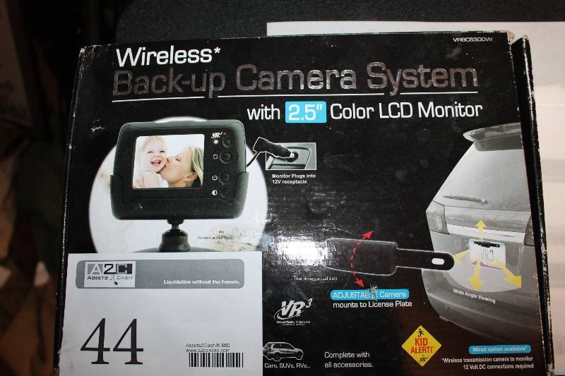 lot 44 image: Wireless Back-up Camera System with Color LCD Monitor