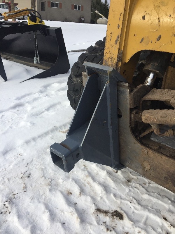 RECEIVER HITCH FOR SKID STEER