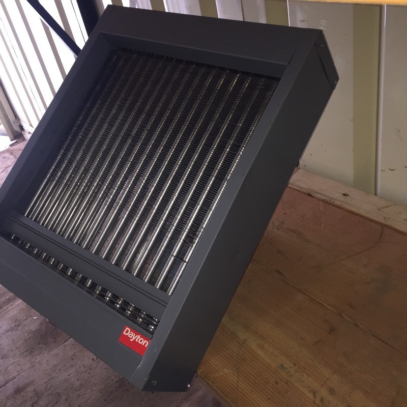 DAYTON HORIZONTAL HYDRONIC HEATER