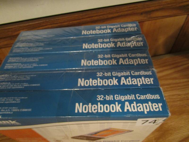 lot 22 image: (5) D-Link Notebook Adapters