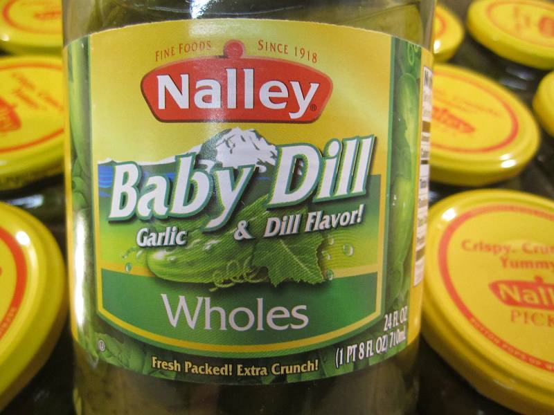lot 43 image: Case of 12 Jars of Baby Dill Whole ...
