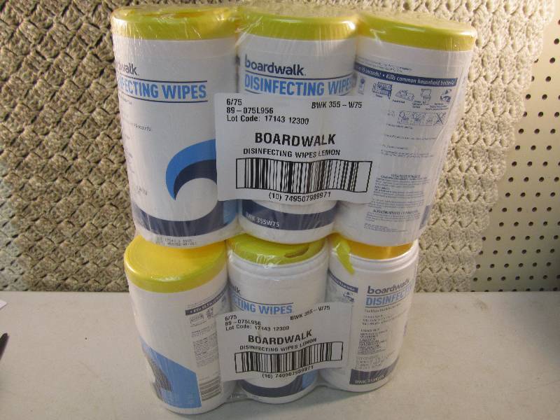 lot 13 image: Lot of 2 - 6-Packs Disinfecting Wet...