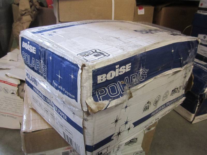 lot 15 image: Case of 5000 Sheets 10 Reams of 500...