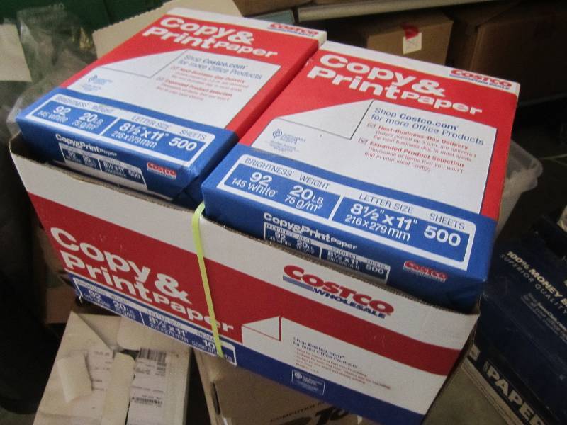 lot 16 image: Case of 5000 Sheets 10 Reams of 500...