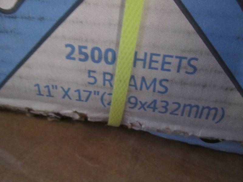 lot 21 image: Case of 2500 Sheets 5 Reams of 500 ...