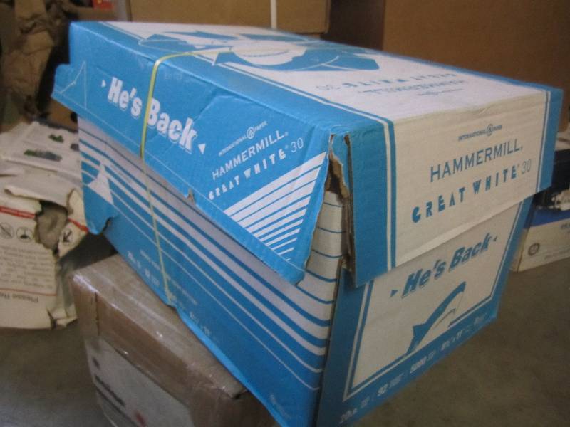 lot 24 image: Case of 5000 Sheets 10 Reams of 500...