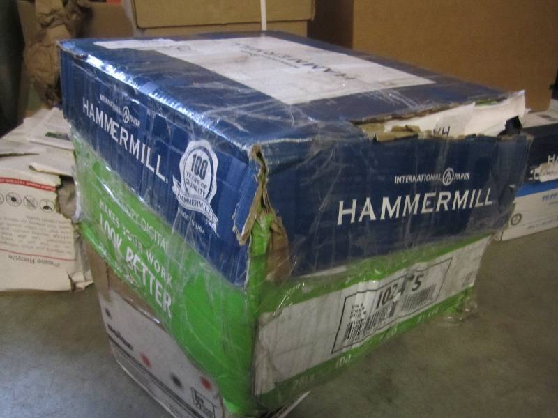 lot 25 image: Case of 4000 Sheets 8 Reams of 500 ...