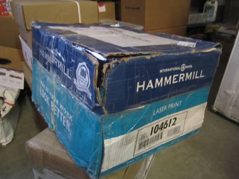 lot 27 image: Case of 5000 Sheets 10 Reams of 500...