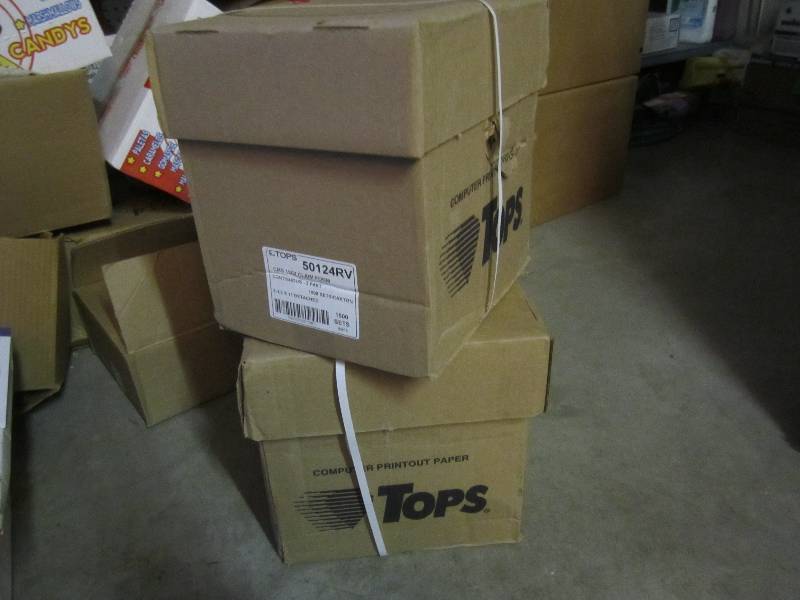 lot 32 image: 2 Cases of Computer Printout Paper ...