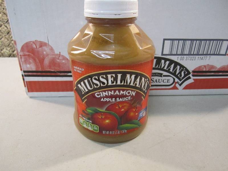 lot 36 image: Case of 8 Jars of Cinnamon Apple Sa...