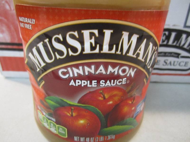 lot 37 image: Case of 8 Jars of Cinnamon Apple Sa...