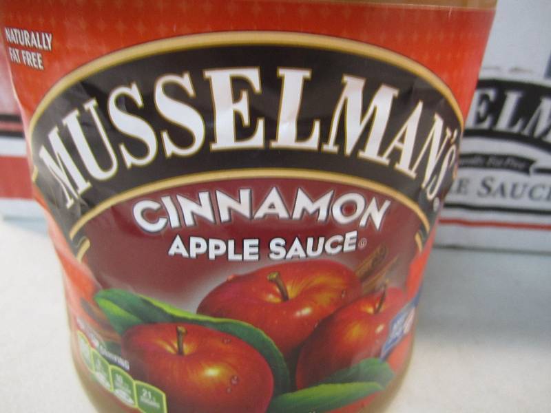 lot 38 image: Case of 8 Jars of Cinnamon Apple Sa...