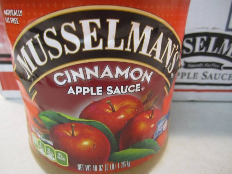 lot 39 image: Case of 8 Jars of Cinnamon Apple Sa...