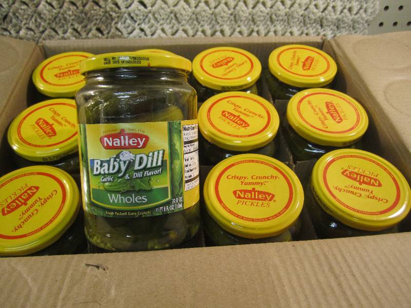 lot 44 image: Case of 12 Jars of Baby Dill Whole ...