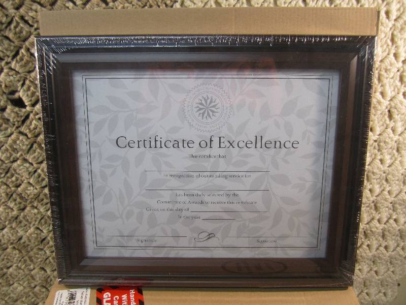 lot 60 image: Lot of 7 Rosewood Document Frames 8...