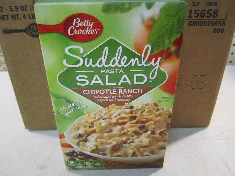 lot 97 image: Case of 12 Suddenly Salad Pasta Chi...