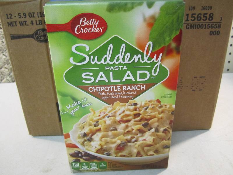 lot 99 image: Case of 12 Suddenly Salad Pasta Chi...