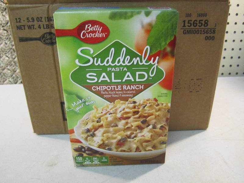 lot 100 image: Case of 12 Suddenly Salad Pasta Chi...