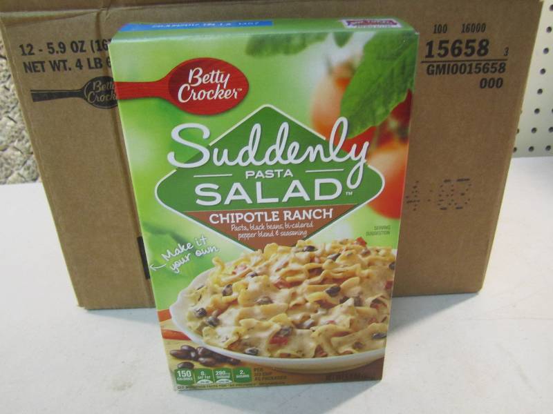 lot 102 image: Case of 12 Suddenly Salad Pasta Chi...