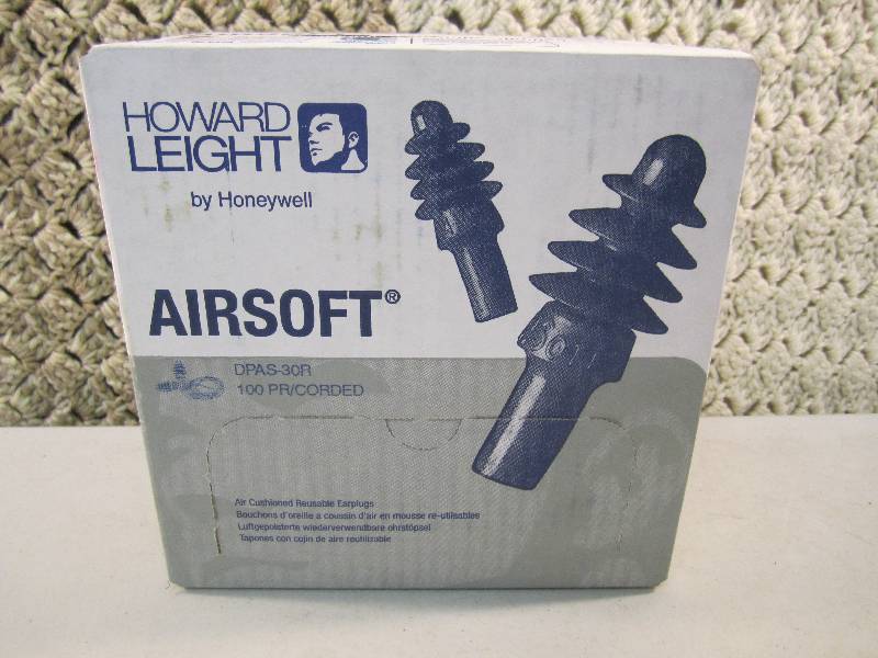 lot 117 image: Box of 100 Pair Corded Airsoft Air ...