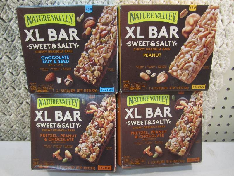 lot 134 image: Mixed Lot of 4 Boxes Nature Valley ...