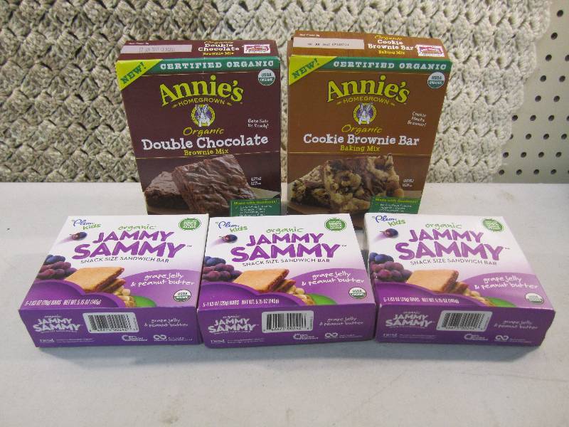 lot 143 image: Mix Lot of Brownie Mixes and Snack ...