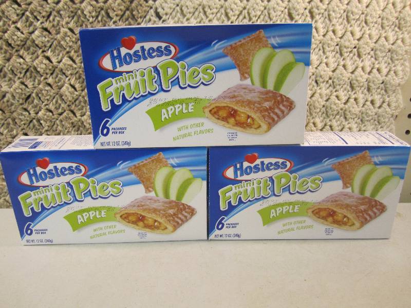 lot 160 image: Lot of 3 Boxes Hostess Mini Fruit P...