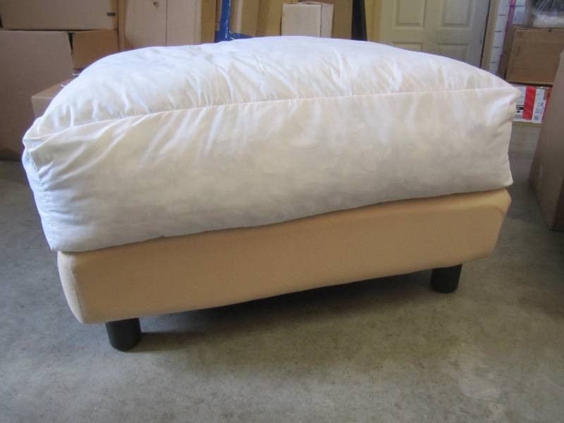 lot 177 image: Down Topped Ottoman Approx. 32 x 2...