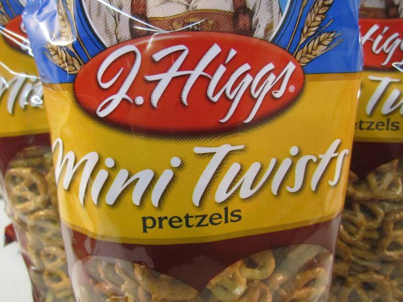 lot 192 image: 5 bags of Mini Twists Pretzels  Bes...