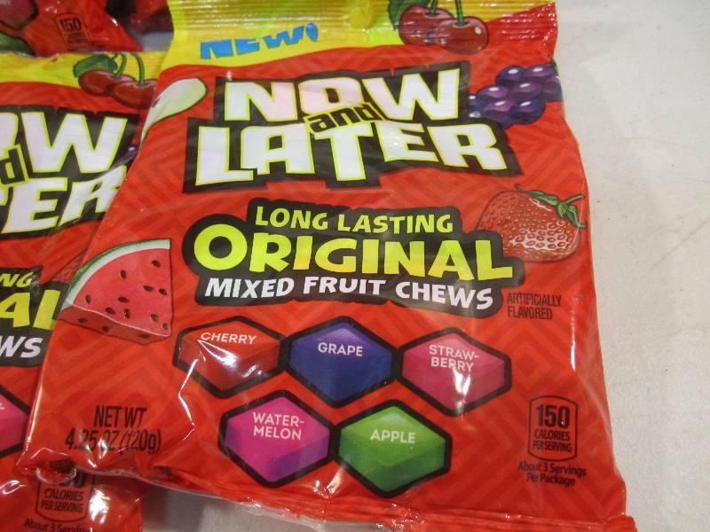 lot 209 image: 6 Bags of Now and Later Long Lastin...