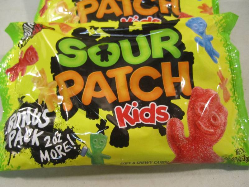 lot 213 image: 3 Bags of Sour Patch Sour Then Swee...