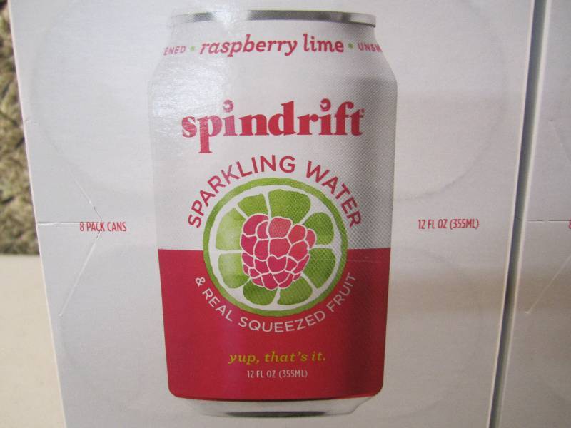 lot 221 image: 3 - 8 Packs of Spindrift Raspberry ...