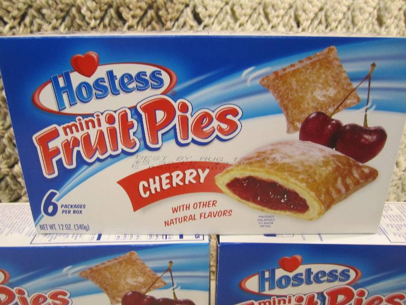 lot 240 image: 3 Boxes of Hostess Mini Fruit Pies ...
