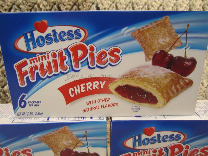 lot 242 image: 3 Boxes of Hostess Mini Fruit Pies ...