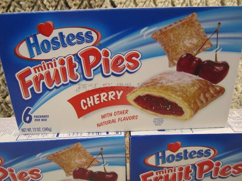 lot 243 image: 3 Boxes of Hostess Mini Fruit Pies ...