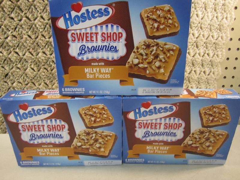 lot 263 image: 3 Boxes Hostess Sweet Shop Brownies...