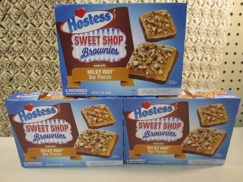 lot 265 image: 3 Boxes Hostess Sweet Shop Brownies...