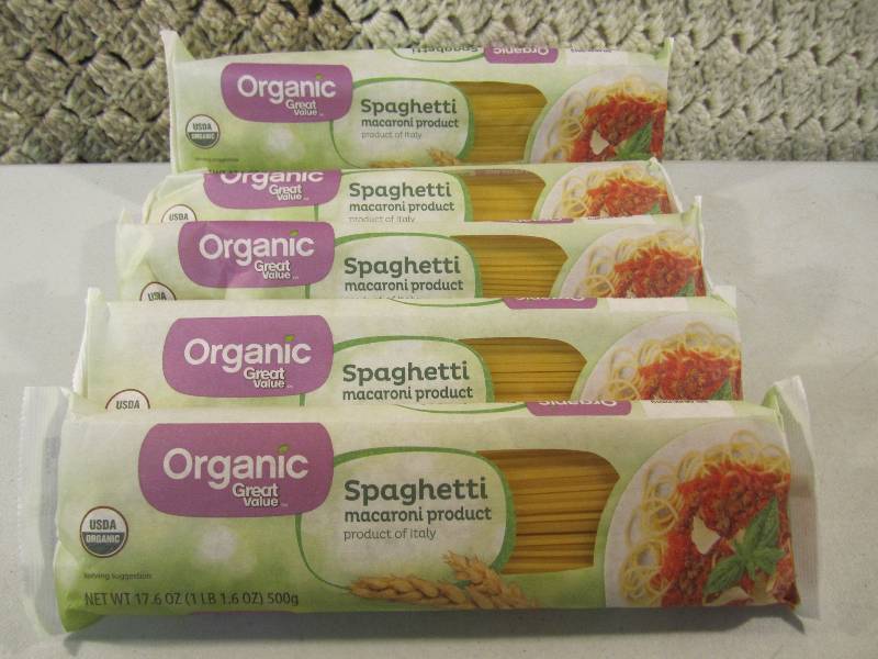 lot 268 image: Over 5 Pounds of Organic Spaghetti ...