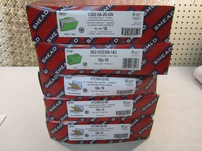 lot 270 image: Mix Lot of Office Folders Legal Siz...