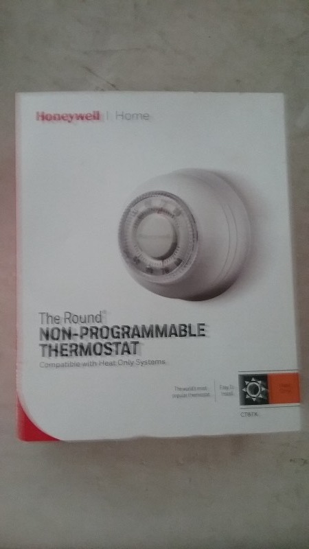 4-Honeywell the round thermostat CT87K